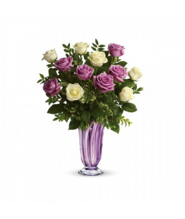 Cream and Lavender Roses